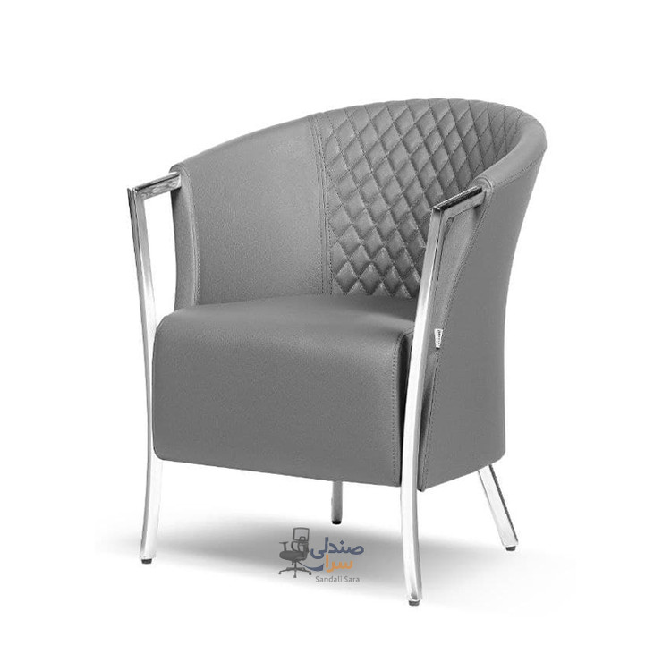 مبل تک نفره پایه کروم کد 2020N1C - شیرازه