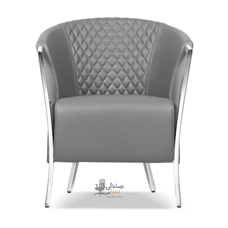 مبل تک نفره پایه کروم کد 2020N1C - شیرازه