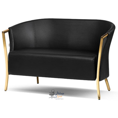 مبل دونفره پایه طلایی کد 2020N2F - شیرازه