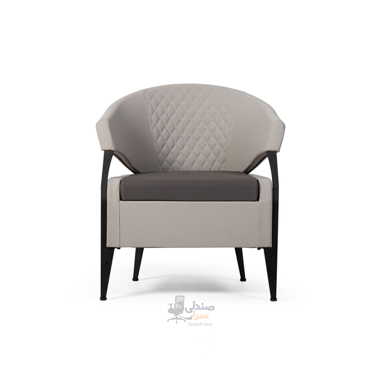 مبل تک نفره مدل الکا - پایه مشکی