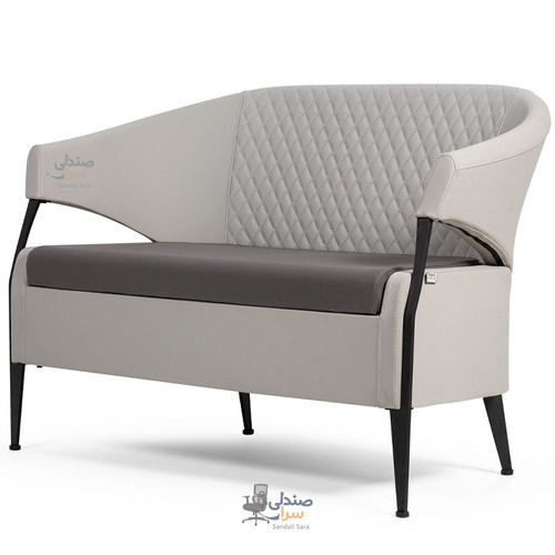 مبل دو نفره مدل الکا - پایه مشکی