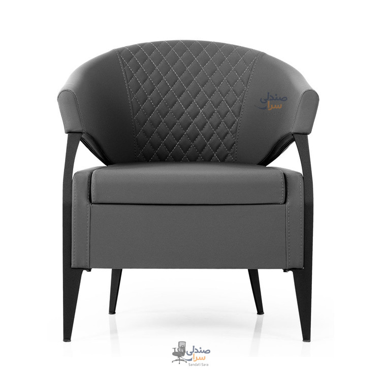 مبل تک نفره مدل الکا - پایه مشکی