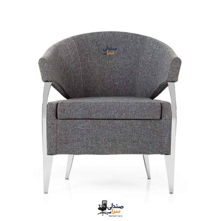 مبل تک نفره مدل الکا - پایه کروم