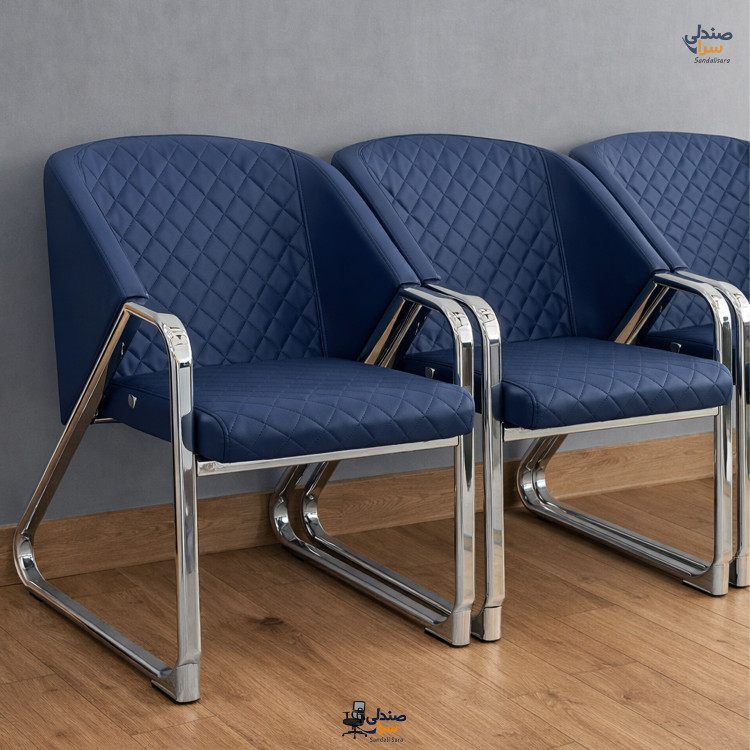 مبل تک نفره آنتیک پایه کروم تکنوسیستم