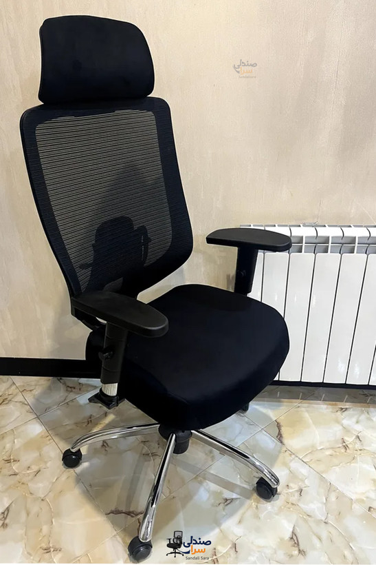 صندلی اداری مش طوسی مدل T720 مناسب استفاده تا ۱۲ ساعت در روز